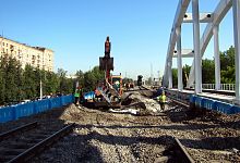 Завершен очередной этап реконструкции железнодорожных путепроводов в Москве